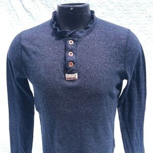 Hollister Men's Size Large Shirt Blue Long Sleeve